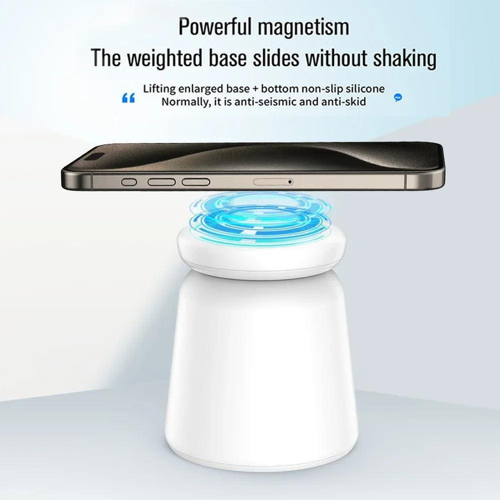 2 - in - 1 Foldable Magnetic Wireless Charger Stand - Aetheo Store