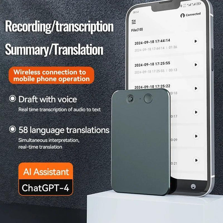 AI Voice Recorder with ChatGPT - 4 - Aetheo Store