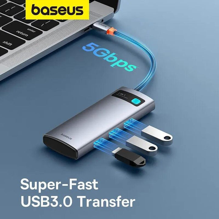 Baseus 7 - in - 1 Gen 2 USB - C HUB 4K@60Hz HDMI - Aetheo Store