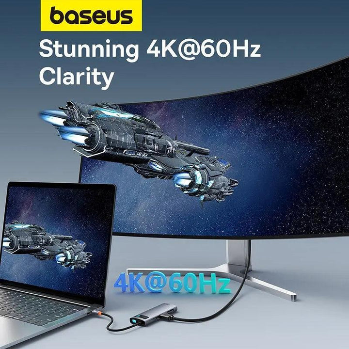 Baseus 7 - in - 1 Gen 2 USB - C HUB 4K@60Hz HDMI - Aetheo Store