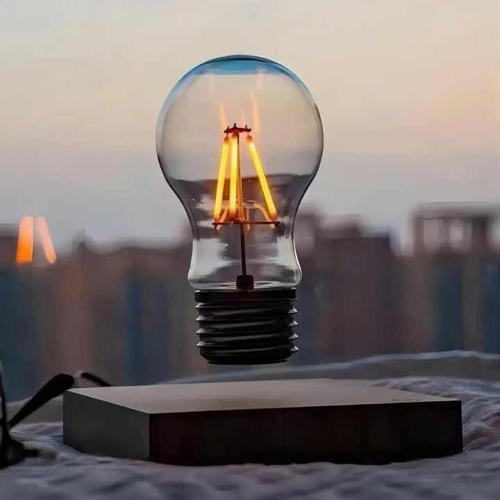 Floating Light Bulb Lamp – Magnetic Levitating LED Night Light - Aetheo Store
