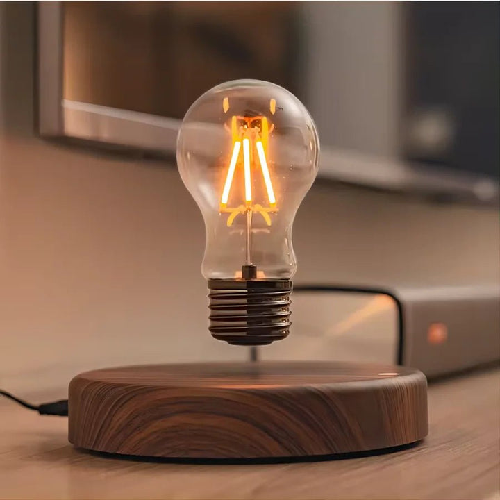 Floating Light Bulb Lamp – Magnetic Levitating LED Night Light - Aetheo Store