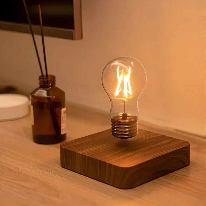 Floating Light Bulb Lamp – Magnetic Levitating LED Night Light - Aetheo Store