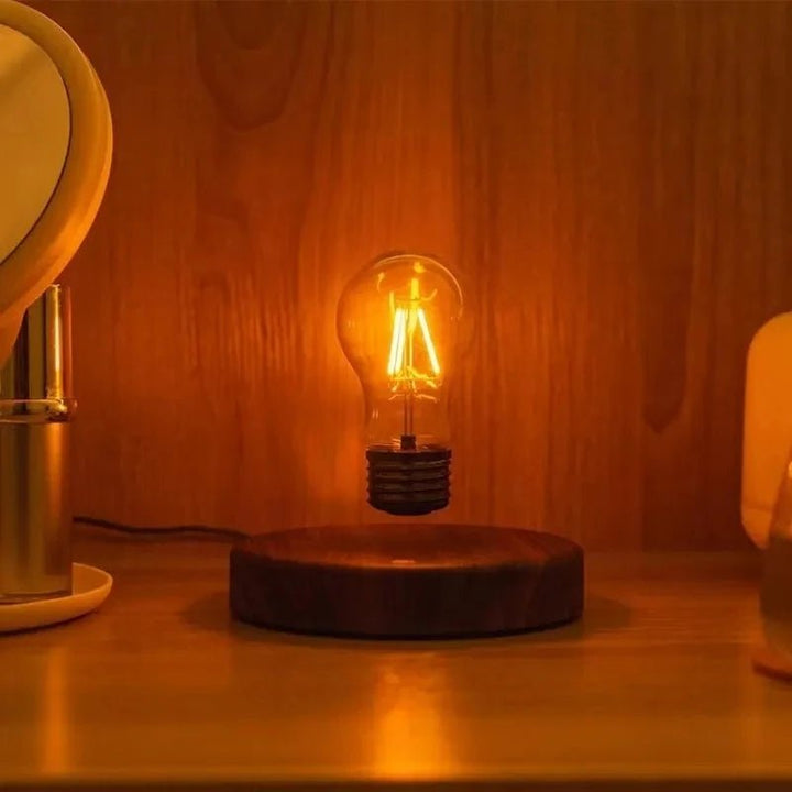 Floating Light Bulb Lamp – Magnetic Levitating LED Night Light - Aetheo Store