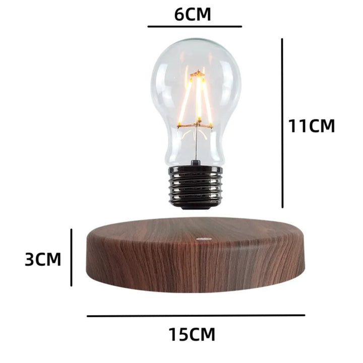 Floating Light Bulb Lamp – Magnetic Levitating LED Night Light - Aetheo Store