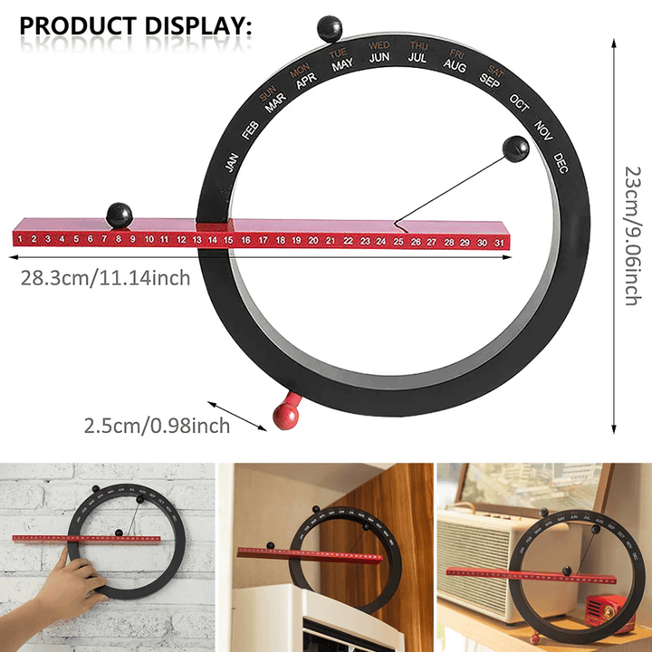 Magnetic Ball Perpetual Calendar – Timeless Design for Home & Office - Aetheo Store
