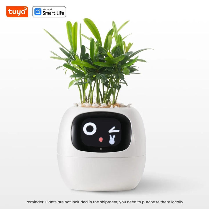 The Tuya Ivy Smart Plant Pot – AI - Driven Tuya Ivy Planter with Sensors & Expressions - Aetheo Store